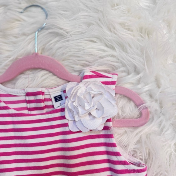 🌸Janie and Jack Pink and White Striped Dress🌸 - Picture 3 of 5